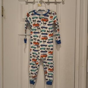 Colorful Cotton Car Print Kids Bodysuit 18M